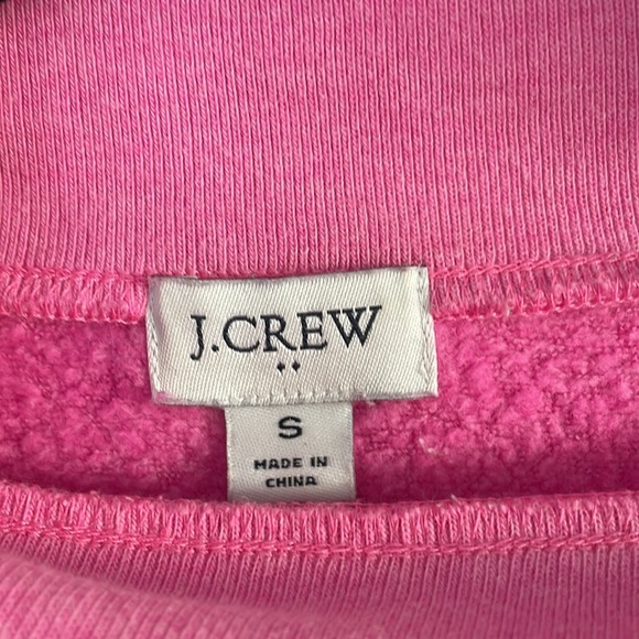 J.Crew Wide Button Collar Pullover Sweatshirt Women’s Size Small - Picture 5 of 10